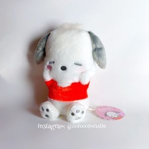Kawaii Sanrio Pochacco Shy Plushie Toy Medium New